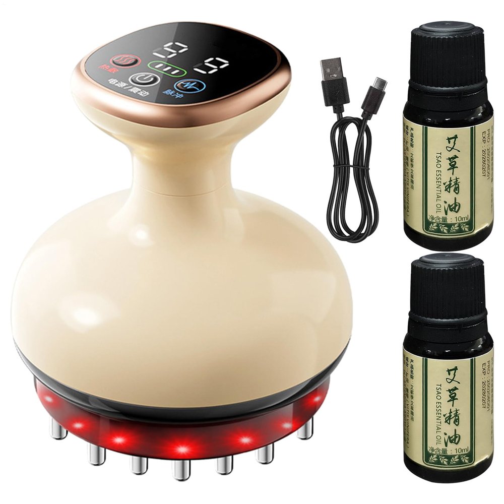 Teksome Cellulite Massage Tool,Cellulite Remover Massager - Health Care Product, Facial Cleansing Brush, Cordless Fat Remover for Belly Whole Body