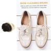 NIYANGLE Softer Cleaning Brush with Supple Horsehair Bristles and Hanging Design, Lint-free Shoe Brush for Clothes and Footwear Cleaning, Compact Plastic Handle for Home Use view 4