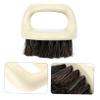 FOMIYES Portable Shoe Cleaning Brush Scrubbing Brush with Soft Horsehair Bristles for Effective Shoe Care and Hanging Design, Black Plastic Handle and Everyday Use view 2