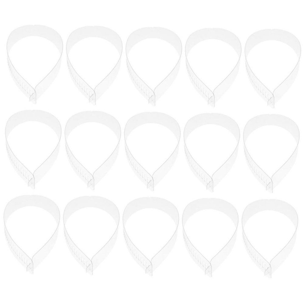minkissy 80pcs Plastic Collar Stays White Shirt Collar Stiffeners Practical and Can be Buckled for Shirt Support and Blouse Strips