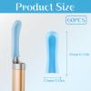 Ear Spoon Tips Silicone Ear Wax Removal Replacement Tips for Ear Camera Ear Wax Removal Endoscope (Blue, 60 Pcs) view 2