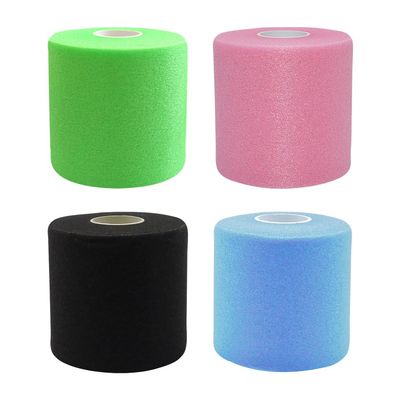 4 Rolls Pre Wrap Athletic Tape Foam Protective Bandage Rolls Breathable Underwrap Sports Tapes Colourful Wrist Support Tape Gymnastics Wrap Tape for Rugby Boxing