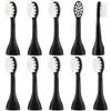 10 Pcs Replacement Brush Heads Compatible with Suri Electric Toothbrush for Suri Replacement Toothbrush Heads, Midnight Black view 1