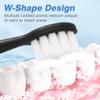 10 Pcs Replacement Brush Heads Compatible with Suri Electric Toothbrush for Suri Replacement Toothbrush Heads, Midnight Black view 3