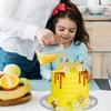1set Bee Cake Topper Honey Jar Cake Topper Honeycomb Cake Decorations Bumble Bee Cake Toppers for Birthday Bee Theme Baby Shower view 2
