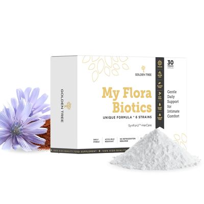 Golden Tree My Flora Biotics Probiotics for Women, 30 Capsules
