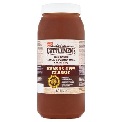 Cattlemen's Kansas City Classic BBQ Sauce 2.15 L | Real Authentic American BBQ Sauce | Made with Thick, Rich Tomato Paste