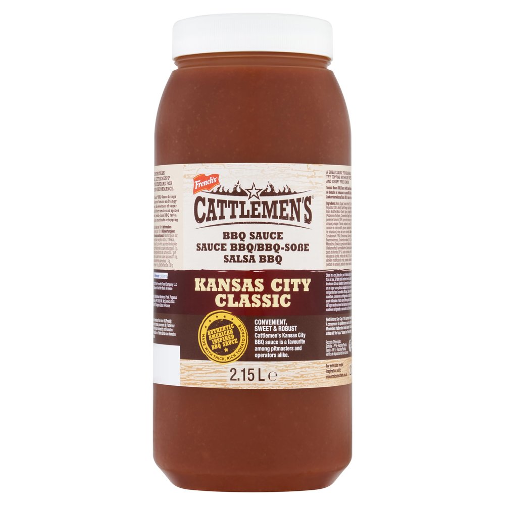 Cattlemen's Kansas City Classic BBQ Sauce 2.15 L | Real Authentic American BBQ Sauce | Made with Thick, Rich Tomato Paste