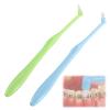 2 Pack Orthodontic Toothbrushes, Interspace Toothbrush Braces Toothbrush Wisdom Interdental Brushes for Detail Cleaning Braces Implants, Soft Grip Handle(Green, Blue) view 1