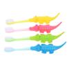 DEARMAMY 8pcs Cartoon Boy Girl Tooth Cleaning Tool Boys and Girls Toothbrushes Supple Bristle Toothbrush at Home Oral Care Random Color