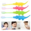 DEARMAMY 24pcs Portable Toothbrushes for Boy Girl Manual Cartoon Toothbrush Teeth Cleaning Brush for Boys and Girls Dental Care Tool Random Color view 4