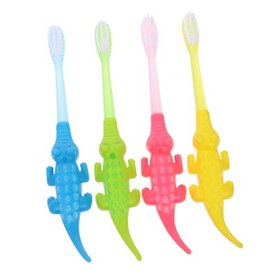 PACKOVE 16pcs Portable Toothbrushes for Boy Girl Manual Cartoon Toothbrush Teeth Cleaning Brush Dental Care Tool for Boys and Girls Toothbrushing at Home Travel Random Color