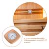 BESTYASH Indoor Wood Sauna and Hygrometer Accurate Humidity Hydrometer for Sauna Room and Steam Spaces Wall-mounted Design for Optimal Temperature Control view 3