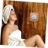 BESTYASH Indoor Wood Sauna and Hygrometer Accurate Humidity Hydrometer for Sauna Room and Steam Spaces Wall-mounted Design for Optimal Temperature Control view 4