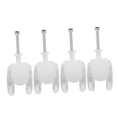 SUPVOX 4pcs Plastic Wheel Replacement Parts for Walker Wheels Stroller and Beach Cart for Walkers and Shopping Carts