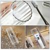 SOPOTUTU Portable Toothbrush Holder and Travel Toothpaste Case Striped Refillable Storage Container for Camping School Business Trips view 3