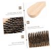 DEARMAMY Beard Cleaning Brush Barber Beard Brush Small Dual-sided Boar Bristle Beech Wood Grooming Tool and Mustache Care at Home Or Salon view 3