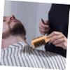 DEARMAMY Beard Cleaning Brush Barber Beard Brush Small Dual-sided Boar Bristle Beech Wood Grooming Tool and Mustache Care at Home Or Salon view 4
