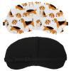 2 Piece Sleep Mask for Back and Side Sleeper, Hello Red Green Blue Dinosaur 100% Light Blocking Eye Mask, Adjustable & Breathable Sleeping Eye Cover, Zero Eye Pressure view 2