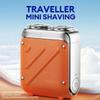 Bccnerty Shaver, Bccnerty Mini Shaver, Portable Rotary Dual Ring Electric Shavers, Waterproof Double Head Razor, Wet & Dry Use, USB Rechargeable Pocket Razor for Home, Travel, Business (Orange) view 3