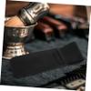 DEARMAMY 4pcs Leather Protective Cases Compact and Portable Covers Travel Storage Bag for Men Business People Elegant Design view 3