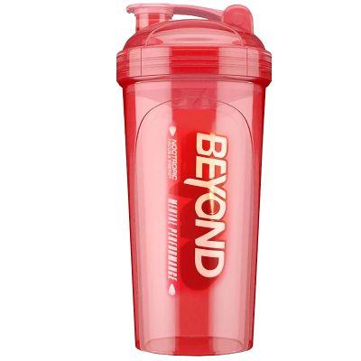 Body-Plus Beyond 700ml Protein Shaker Bottle - Leak-Proof Gym Shaker Bottle, Includes Mixing Grid for Smooth Lump-free Mix - Dishwasher Safe Protein Shake Bottle for Gym, Fitness