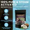 FoodPURA Coconut Activated Charcoal Capsules 1500mg x 90 100% Natural Vegan Digestive Supplement Reduces Bloating & Flatulence After Eating view 3
