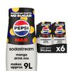 Sodastream Pepsi MAX Mango Fizzy Water Flavouring Syrup, Sugar Free Soda Syrup, Zero Sugar Pepsi Flavour, 6 x 440ml Multipack, Home Soda, Flavoured Sparkling Water, Drink Mix, Makes Approx 54L view 1