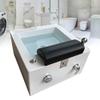 Acrylic Foot Bath Spa - Deep Soaking Basin with Massage for Pedicure and Nail Salon, Square Pedicure Bathtub view 1