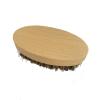 Beard Brush,Boar Bristle Beard Brush Comb,Oval Wood Handle Beard Grooming Brush,For Men Grooming view 2