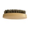 Beard Brush,Boar Bristle Beard Brush Comb,Oval Wood Handle Beard Grooming Brush,For Men Grooming view 4