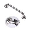 12-Inch Brushed Nickel Shower Grab Bar Stainless Steel Bathroom Safety Support Anti-Slip Grip for Bathtub & Toilet & Stylish Bathroom Grab Bars