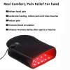 HKFGSHOP Red Light Device Glove, Single Hand LED Therapy Device, 90pcs Lamp Beads, 3-speed Timing Adjustment, Hand Mitten Double Side Pad, for Finger Exercise Pain Relief, Wrist Joint Muscle view 2