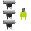 Compatible with Philips OneBlade Replacement Blade Set for QP2520/QP2630/QP6510 Models with Shaving Blades + Nose Hair Trimmer Head.(3 Blade and 1) view 1
