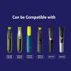 Compatible with Philips OneBlade Replacement Blade Set for QP2520/QP2630/QP6510 Models with Shaving Blades + Nose Hair Trimmer Head.(3 Blade and 1) view 4