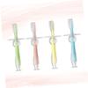 Vaguelly 4pcs Silicone Toothbrush for Boys and Girls Toothbrush Handle Soft Bristles and Teething Pad for Gums Relief view 2