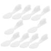 10pcs Prison Toothbrush with Short Handle White Plastic Nylon view 1