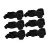 WRITWAA 6pcs Black Plastic Cane Holder for Power Chair and Walker Accessories with Ergonomic Design, Compatible with Canes and Wheelchairs, for Mobility Scooter Use view 1