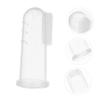 FOMIYES Silicone Baby Finger Toothbrush Maintain Healthy Gums Soft Bristles 3pcs Easy to Store for Infant and Toddler Oral Care for Travel and Can be Put in Baby Bag view 3