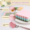 100Pcs Light Pink Paper Napkins Disposable for Baby Shower Birthday Wedding Party Anniversary-5"5" Cocktail Scalloped Serviettes Napkins for Beverage Dessert view 4