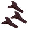 VALICLUD 3pcs Wood Massager Gua Sha Board Acupuncture Point Scraping Massage Tools for Foot Care Random Color view 1