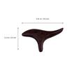 VALICLUD 3pcs Wood Massager Gua Sha Board Acupuncture Point Scraping Massage Tools for Foot Care Random Color view 2