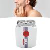 Beard Trimmer, Detachable Travel Men Beard Clippers Zinc Alloy Design Electric Shaver for Beard Hair Body Hair with Portable Washable Double Heads view 3