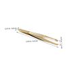 DECOMELODY 2pcs Stainless Steel Eyebrow Tweezers for Women Eyelash Extensions Precision Travel Tools Eyebrow Repair view 2