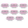 8Pcs Replacement Razor Blades for Gillette Venus 3-Layer Ultra-Smooth Womens Razor Refills Comfort Easy to Replace Effortless Glide for Body Sensitive Skin Bathroom Beach Travel Gifts, Pink view 1