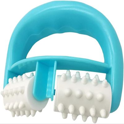 Cellulite Massager Tool, Fascia Blaster Manual Roller with Two-Wheel