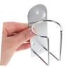 DONFAMDS Stainless Steel Razor Holder Shaving Accessory Organizer in and Sturdy Hairdressing Tool Rack for Easy Access Silver Colour Bathroom view 4