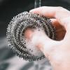 Steel Wool Scrubber,Dish Cleaning Scrubber - Heavy-Duty, Versatile Rustproof Home Cleaning Supplies For Pot, Baking Pan, Stove, Cookware view 3