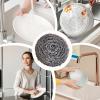 Steel Wool Scrubber,Dish Cleaning Scrubber - Heavy-Duty, Versatile Rustproof Home Cleaning Supplies For Pot, Baking Pan, Stove, Cookware view 4