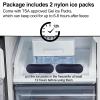 Insulin Cooler Travel Case with 2 Ice Packs - Medicine Cool Bag, Diabetic Supplies, Travel Cool Bag for Injections (Black) view 4